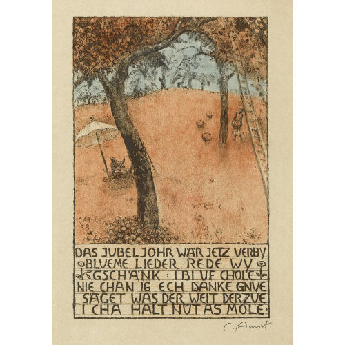 CUNO AMIET : Die Obsternte (DOBIASCHOFSKY AUKTIONEN AG)