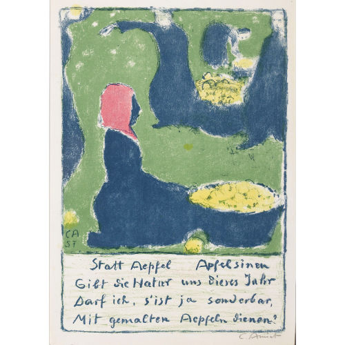 CUNO AMIET : Obsternte (DOBIASCHOFSKY AUKTIONEN AG)