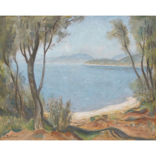 PAUL THEOPHILE ROBERT : Baie de St-Blaise (DOBIASCHOFSKY AUKTIONEN AG)