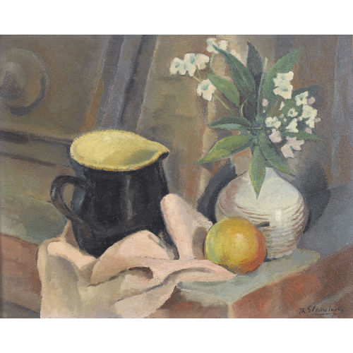 THEODORE STRAWINSKY : 'Nature morte. Le pot noir' (DOBIASCHOFSKY AUKTIONEN AG)