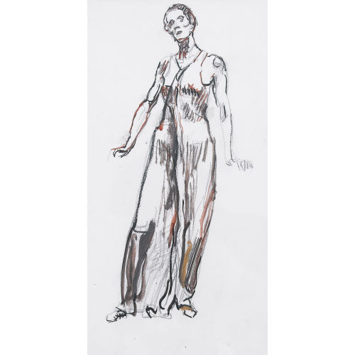 FERDINAND HODLER : Studie zu 'Blick in die Unendlichkeit' (DOBIASCHOFSKY AUKTIONEN AG)