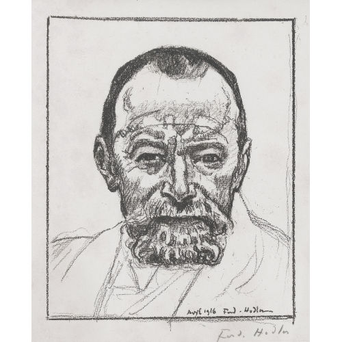 FERDINAND HODLER : Selbstbildnis (DOBIASCHOFSKY AUKTIONEN AG)