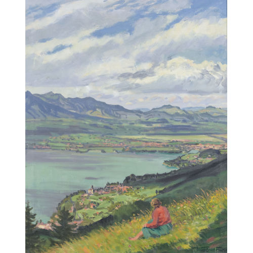 WALDEMAR THEOPHIL FINK : 'Sommerzeit - Ferienzeit' (DOBIASCHOFSKY AUKTIONEN AG)