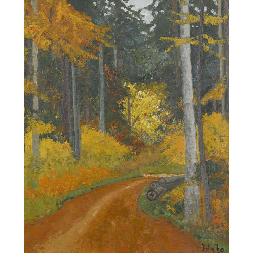 KATHY (EIGTL. THYS-BILL THYS : Herbstlicher Waldweg (DOBIASCHOFSKY AUKTIONEN AG)
