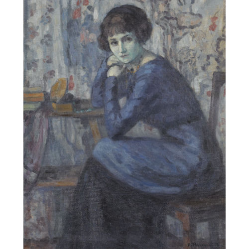 PAUL RENAUDOT : 'Dame en bleu' (DOBIASCHOFSKY AUKTIONEN AG)