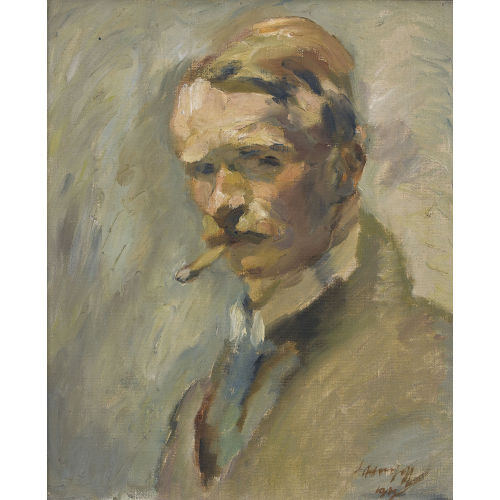 ALEXANDER LEO SOLDENHOFF : 'Selbstportr�t' (DOBIASCHOFSKY AUKTIONEN AG)