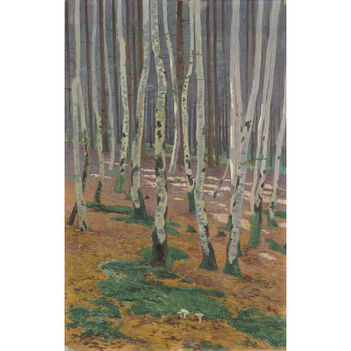 PLINIO COLOMBI : Sonniger Birkenwald (DOBIASCHOFSKY AUKTIONEN AG)
