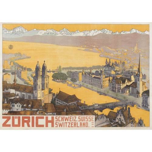 ADOLF TIECHE : 'Z�rich' (DOBIASCHOFSKY AUKTIONEN AG)
