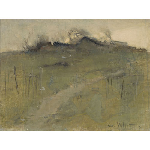 EDOUARD VALLET : Geh�ft in h�geliger Landschaft (DOBIASCHOFSKY AUKTIONEN AG)