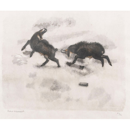 ROBERT HAINARD : D�fi de chamois (DOBIASCHOFSKY AUKTIONEN AG)