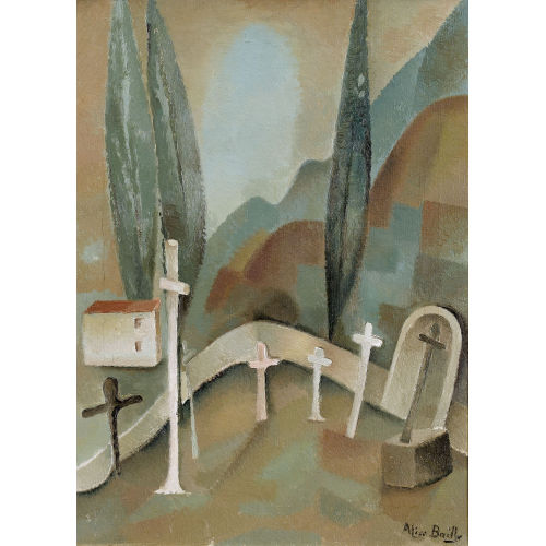 ALICE BAILLY : 'Cimeti�re abandonn�' (DOBIASCHOFSKY AUKTIONEN AG)