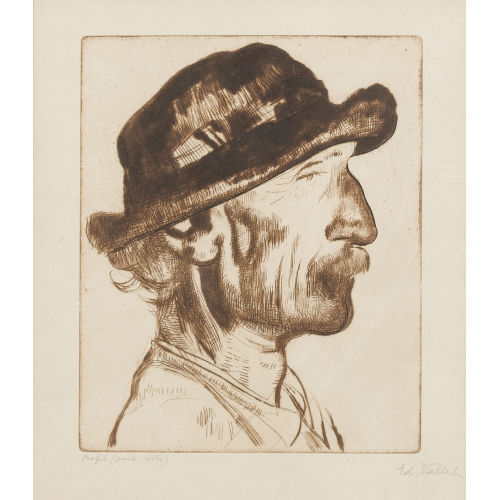 EDOUARD VALLET : 'Profil' (DOBIASCHOFSKY AUKTIONEN AG)