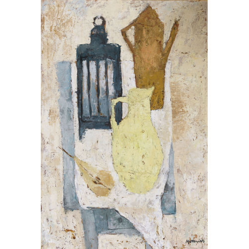 CHARLES MONNIER : 'Nature morte au pot jaune' (DOBIASCHOFSKY AUKTIONEN AG)