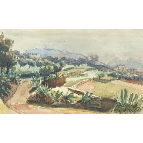 IGNAZ EPPER : Tessiner Landschaft (DOBIASCHOFSKY AUKTIONEN AG)