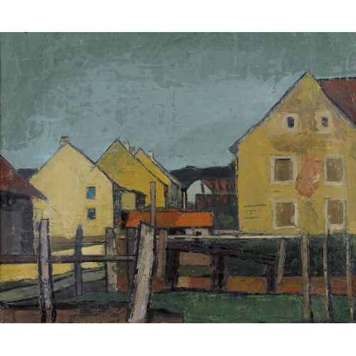 ALBERT SCHNYDER : 'Maisons � Rocourt' (DOBIASCHOFSKY AUKTIONEN AG)