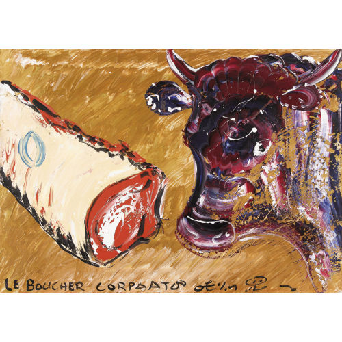 LE (EIGTL. CORPATAUX BOUCHER CORPAATO : Bulle und Schinken (DOBIASCHOFSKY AUKTIONEN AG)