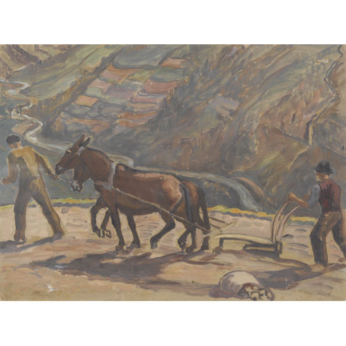 MARGUERITE REUTTER-JUNOD : 'Les deux mulets' (DOBIASCHOFSKY AUKTIONEN AG)