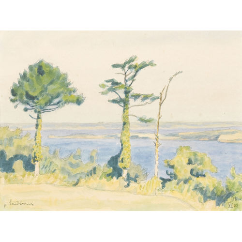 BRUNO HESSE : Bretonische Landschaftpartie (DOBIASCHOFSKY AUKTIONEN AG)