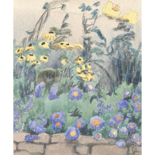 BRUNO HESSE : Sommerliche Gartenblumen (DOBIASCHOFSKY AUKTIONEN AG)