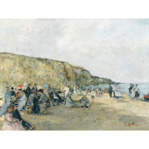 FRAN�OIS GALL : La plage de Trouville (DOBIASCHOFSKY AUKTIONEN AG)
