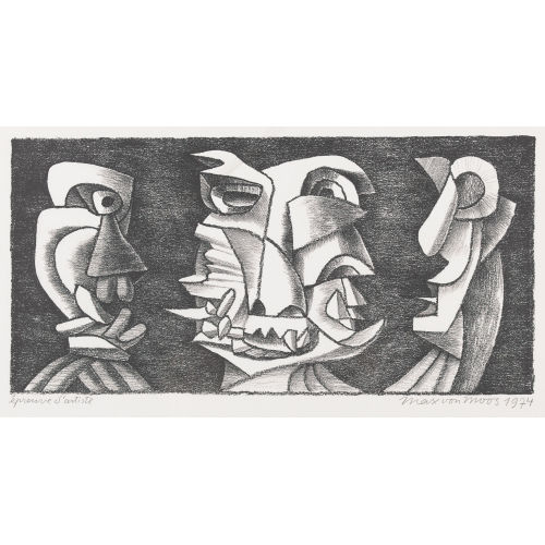 MAX VON MOOS : Skurrile Figuren (DOBIASCHOFSKY AUKTIONEN AG)