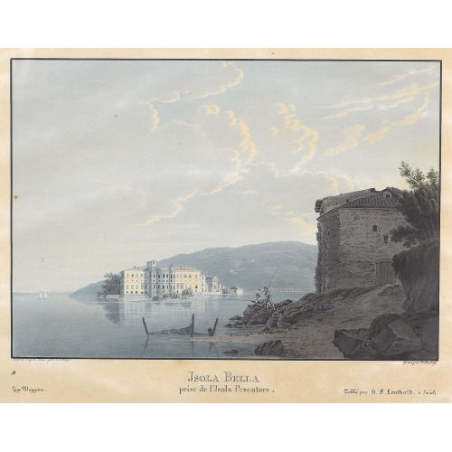 JOHANN JAKOB WETZEL : 'Isola Bella prise de l′Isola Pescatore' (DOBIASCHOFSKY AUKTIONEN AG)
