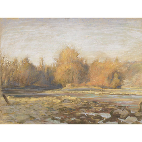 AURELE-RENE BARRAUD : 'Les bords de l′Arve' (DOBIASCHOFSKY AUKTIONEN AG)