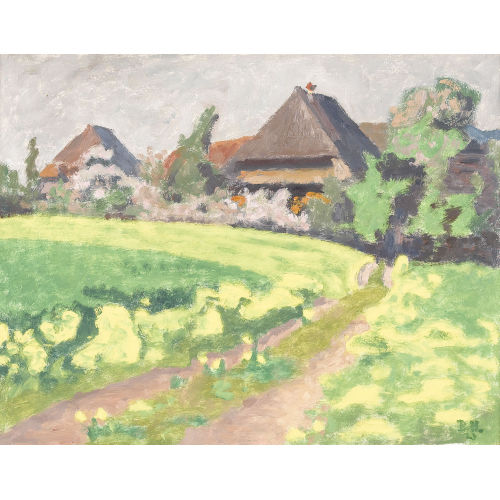 BRUNO HESSE : Sommerlandschaft mit Geh�ft (DOBIASCHOFSKY AUKTIONEN AG)