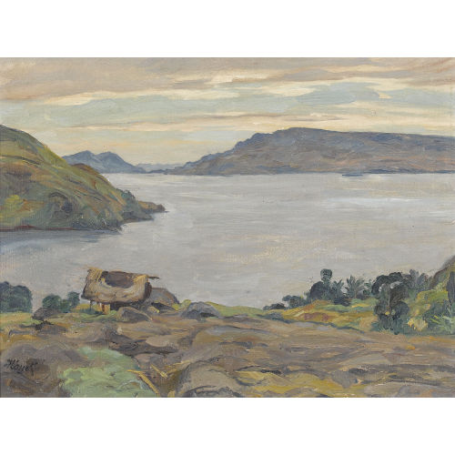 HANS VON HAYEK : Blick auf eine Seelandschaft (DOBIASCHOFSKY AUKTIONEN AG)