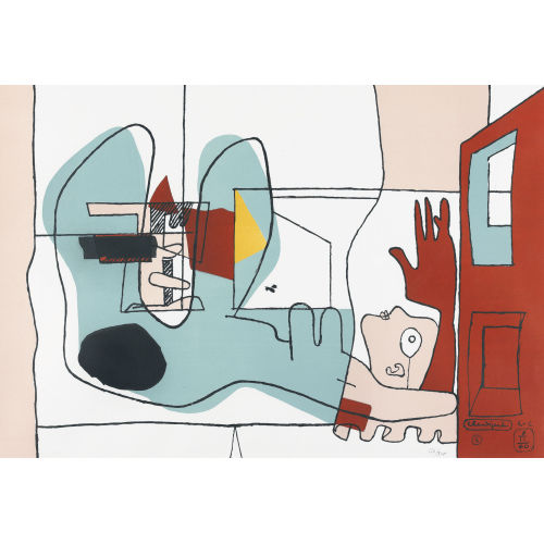 CHARLES-EDOUARD) LE CORBUSIER (EIGTL. JEANNERET : 'chez soi...' aus Cort�ge (DOBIASCHOFSKY AUKTIONEN AG)
