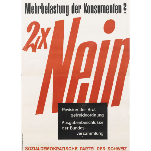 JOE MATHIS : 'Mehrbelastung der Konsumenten?' (DOBIASCHOFSKY AUKTIONEN AG)