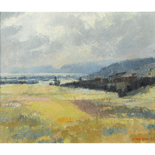 WALTER HAGEN : Sommerliche Wiesenlandschaft (DOBIASCHOFSKY AUKTIONEN AG)