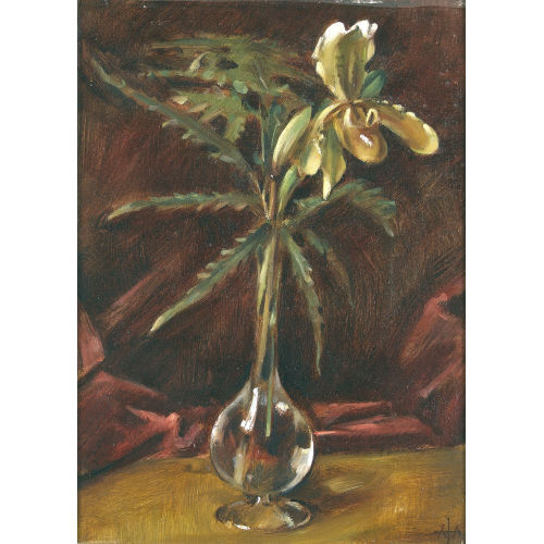 ALFRED ANKLIN : Stillleben mit Orchidee (DOBIASCHOFSKY AUKTIONEN AG)