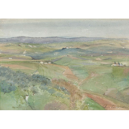 CHRISTIAN FRIEDRICH CONRADIN : S�dliche Landschaft (DOBIASCHOFSKY AUKTIONEN AG)
