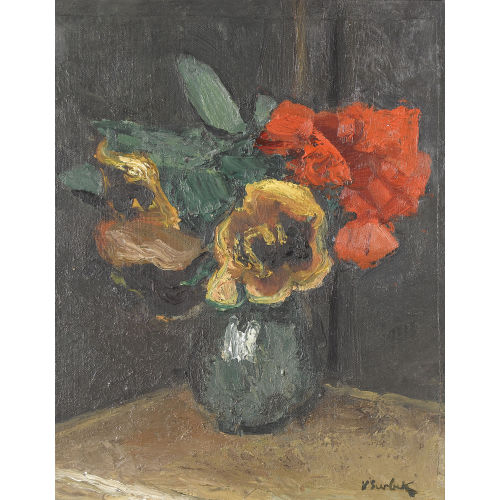 VICTOR SURBEK : Blumenstillleben (DOBIASCHOFSKY AUKTIONEN AG)