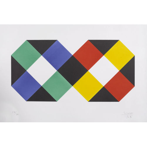 MAX BILL : Geometrische Komposition (DOBIASCHOFSKY AUKTIONEN AG)
