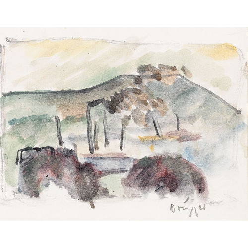 ARNOLD BR�GGER : Landschaft (DOBIASCHOFSKY AUKTIONEN AG)