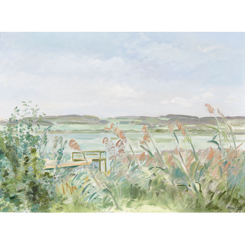 ERNEST (EIGTL. HUBER HUBERT : 'Septembertag am Murtensee' (DOBIASCHOFSKY AUKTIONEN AG)