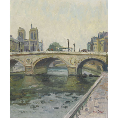 LEO DECK : 'Pont St-Michel' (DOBIASCHOFSKY AUKTIONEN AG)
