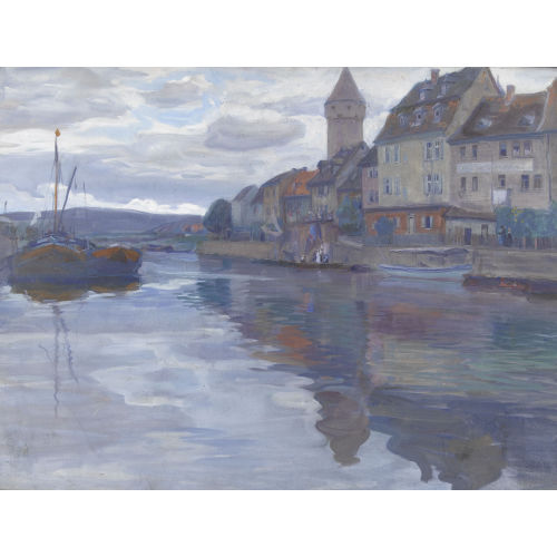 FERDINAND KRUIS : 'An der Tauber' (DOBIASCHOFSKY AUKTIONEN AG)