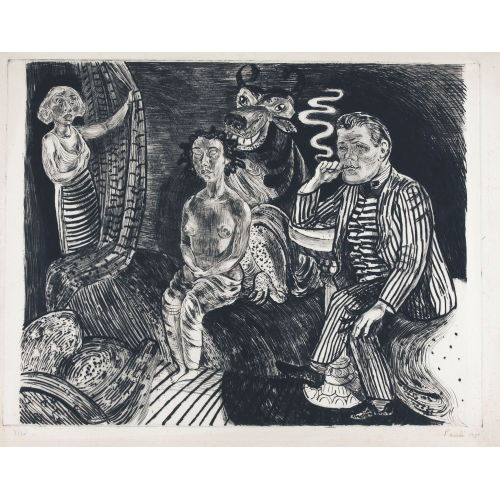 FRITZ EDUARD PAULI : Darstellung / Cauchemar (DOBIASCHOFSKY AUKTIONEN AG)