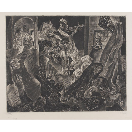 FRITZ EDUARD PAULI : Kreuzigung (DOBIASCHOFSKY AUKTIONEN AG)