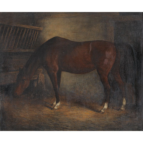 JACQUES LAURENT AGASSE : Pferd im Stall (DOBIASCHOFSKY AUKTIONEN AG)