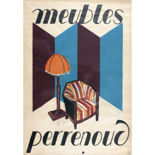 EDMOND BILLE : 'meubles perrenoud' (DOBIASCHOFSKY AUKTIONEN AG)
