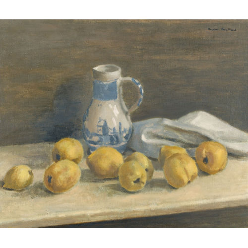 ERNEST HIRAM BR�LHART : Stillleben mit Quitten und Krug (DOBIASCHOFSKY AUKTIONEN AG)