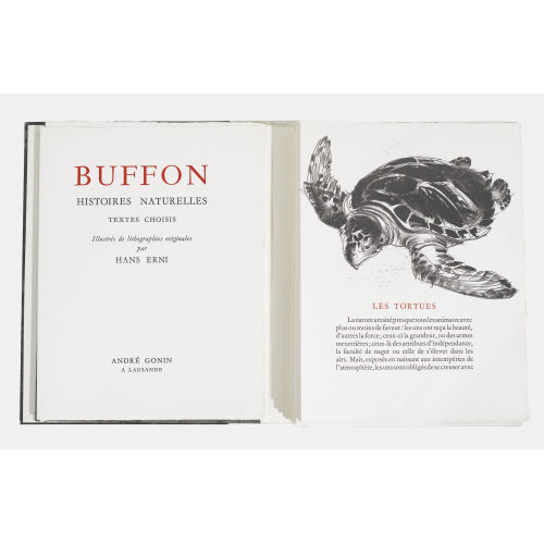 HANS ERNI : Georges-Louis Leclerc de Buffon: 'Histoires Naturelles' (DOBIASCHOFSKY AUKTIONEN AG)