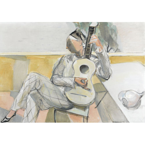 MAURICE BARRAUD : 'La musicienne' (DOBIASCHOFSKY AUKTIONEN AG)