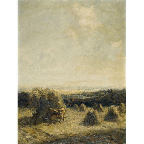 OTTO EDUARD PIPPEL : Heuernte am Chiemsee (DOBIASCHOFSKY AUKTIONEN AG)