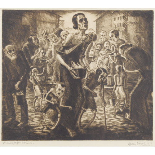 WALTER VOGEL : 'Die Hungrigen speisen' (DOBIASCHOFSKY AUKTIONEN AG)