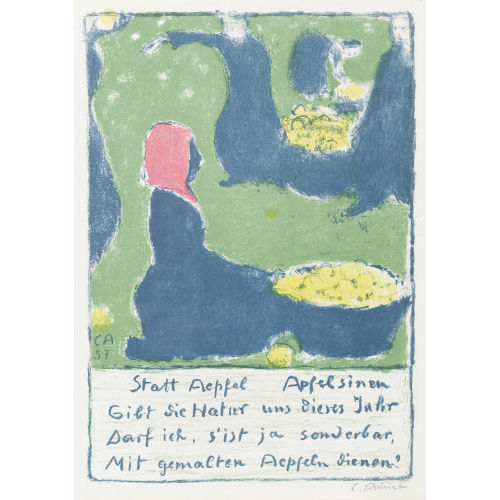 CUNO AMIET : 'Obsternte' (DOBIASCHOFSKY AUKTIONEN AG)